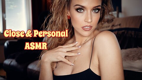 ASMR Gina Carla 🫦 60fps Face Touching, Personal, Sensual Sounds for Sleep!