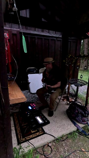 Watched local artist Al perform