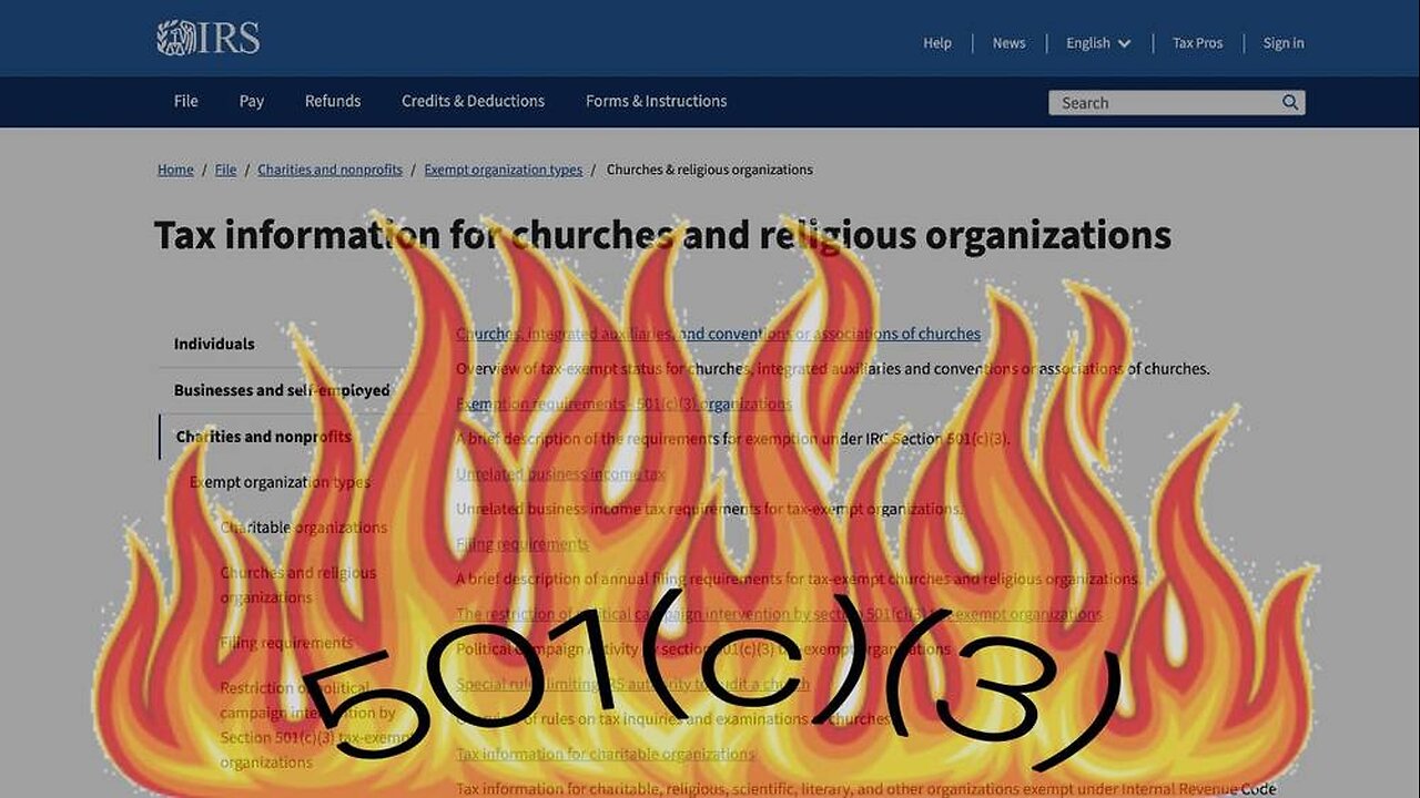 The 501(c)(3) Church Scam Exposed