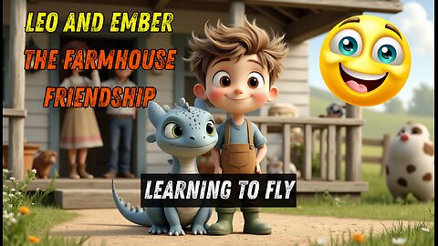 Leo and Ember: The Farmhouse Friendship | Magical Pixar-Style Dragon Story for Kids
