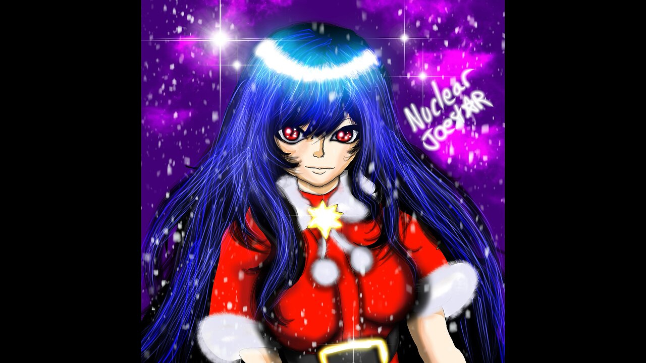 Speedpaint my oc in Christmas clothes