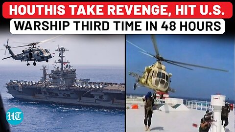 Houthis Hammer US Warship with Third Strike in Just 48 Hours, Missiles Rain Down on USS Harry Truman