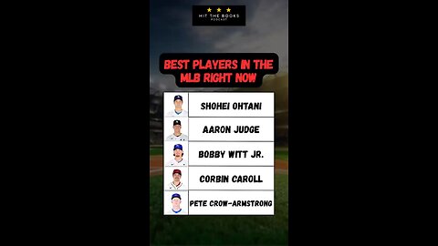 Baseball’s BEST of the BEST. Here’s our Top 5, expect to see them in the Midsummer Classic!