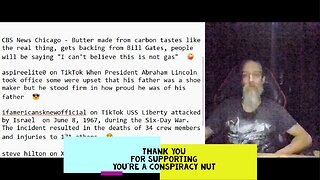 Fake Butter from Gas, Abraham Lincoln's Father, USS Liberty in 1967, Boil water order in Malibu