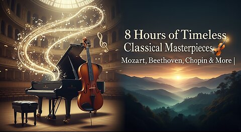 8 Hours of Timeless Classical Masterpieces 🎻 | Mozart, Beethoven, Chopin & More