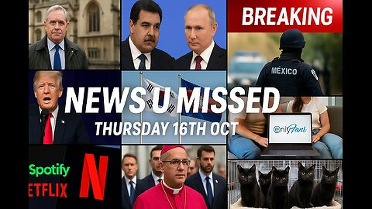 NEWS U MISSED WITH PAUL BROOKER & DREW DEMI THURSDAY 16TH OCT 2025