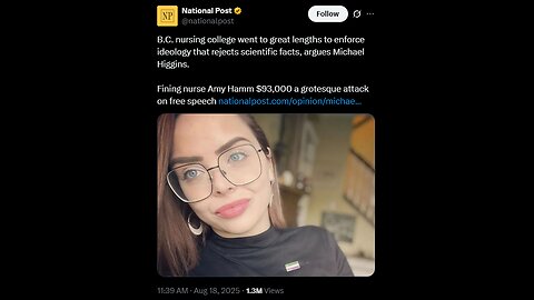 This Week In Cantarded: Nurse gets fined $93,000 for saying sex is binary, and liking JK Rowling.