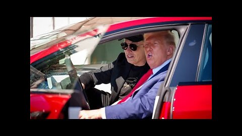 Secret informations of Trump Tries Out a Tesla With Elon Musk