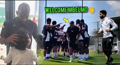 Mbeumo skills SHOCKED Cunha in FIRST TRAINING with Manchester United team ahead preseason