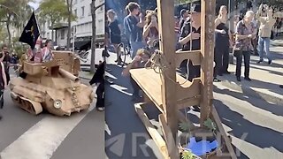 FRENCH RIOTS 2 - A tank has been spotted on the streets of Paris