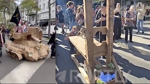FRENCH RIOTS 2 - A tank has been spotted on the streets of Paris