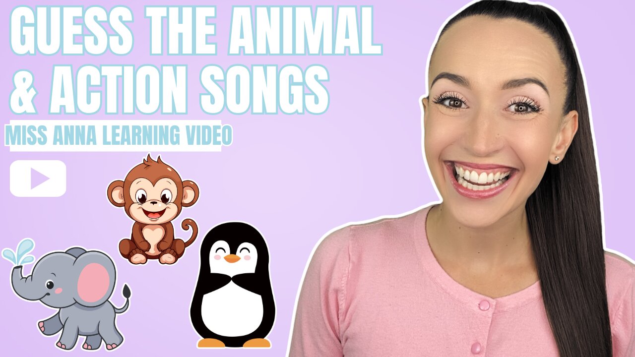 Animal Guessing Game - Toddler Learning Video - Sign Language, Speech, Action Songs, Counting & More