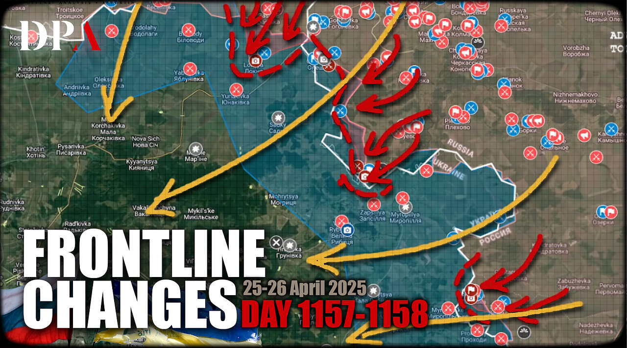[ Ukraine Frontline Changes ] KURSK FRONT COLLAPSED!!! Russians enter Loknya, retakes Popovka!