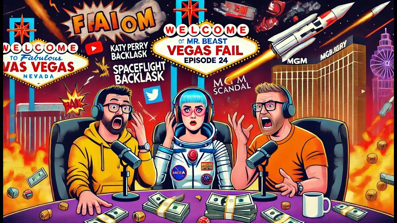 Mr Beast Vegas Fail, Katy Perry Spaceflight Backlash,, MGM Scandal | 3 Guys 1 Pod