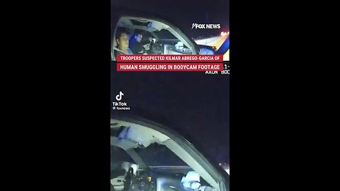 MS-13 gang member Abrego Garcia caught on police body cam trafficking illegals