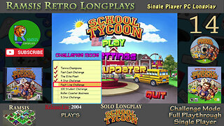 School Tycoon | PC Game | 2004 | Advanced Challenge #5 | Challenge Mode
