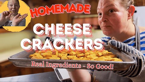 I Made My Own Cheese Crackers (with a Starter!) — Fluffier, Tastier & Cheaper!