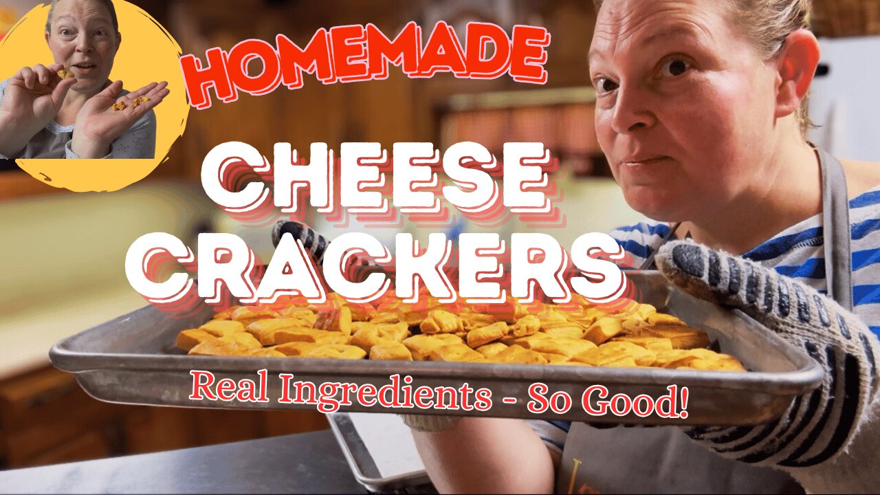I Made My Own Cheese Crackers (with a Starter!) — Fluffier, Tastier & Cheaper!