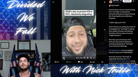 Divided We Fall #1 - No Kings, Mike Benz, and Paid Protesters!