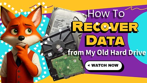 How to Recover Data from My Old PC Hard Drive?