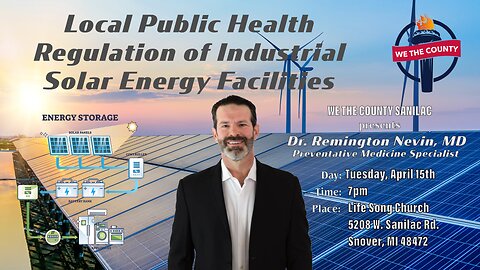 Local Public Health Regulation of Industrial Solar Energy Facilities