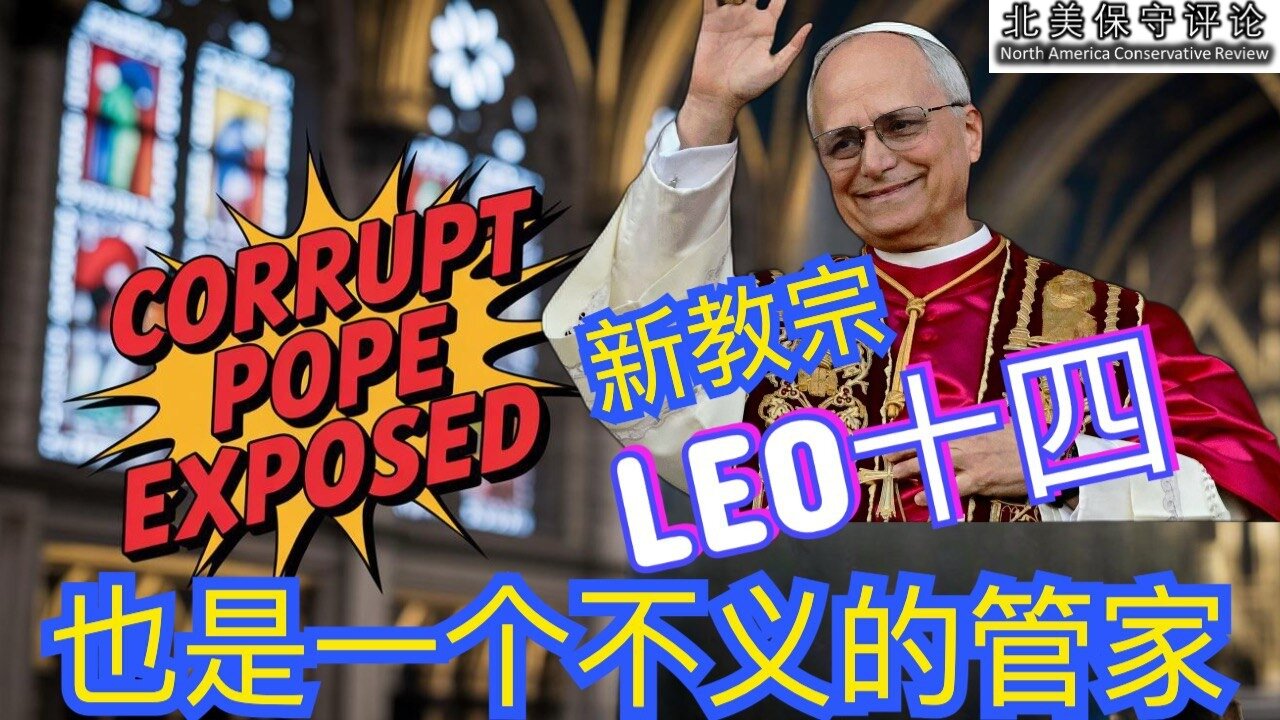 新教宗Leo十四也是一个“不义的管家”