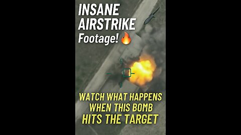 INSANE AIRSTRIKE Footage! 🔥 Watch What Happens When This Bomb Hits the Target