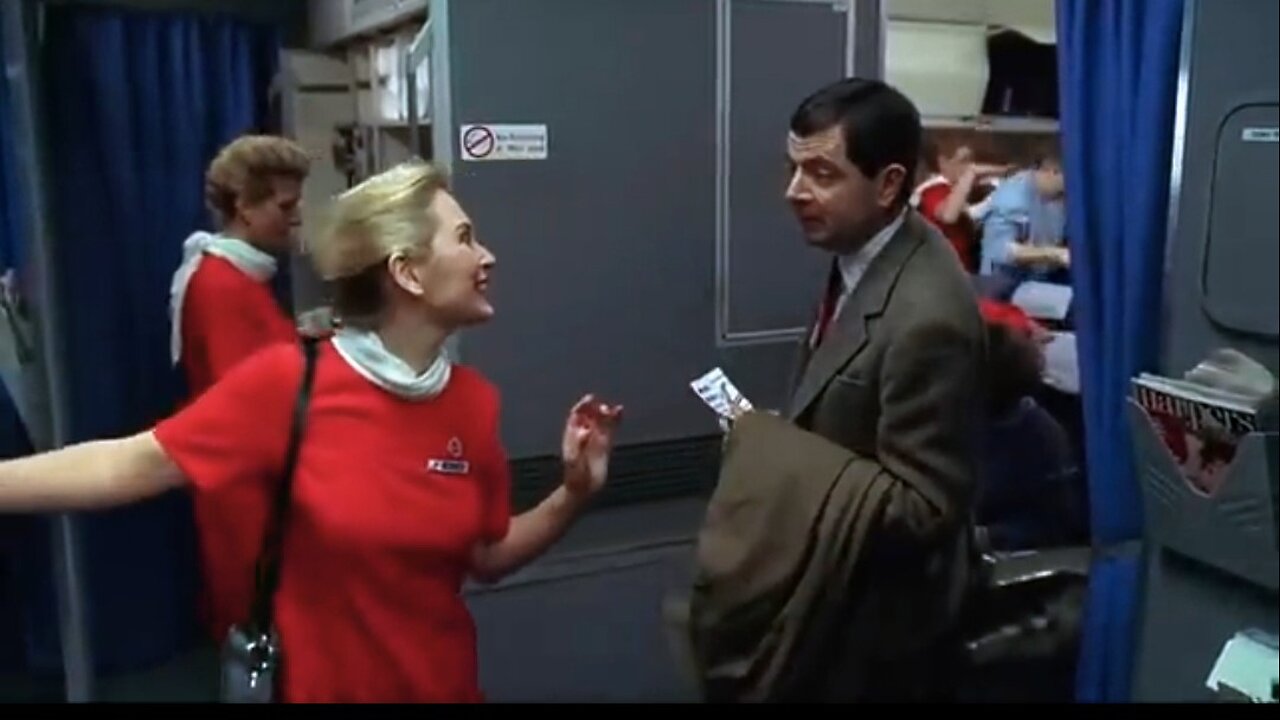 Mr Bean travels to America! Can he arrive without causing trouble