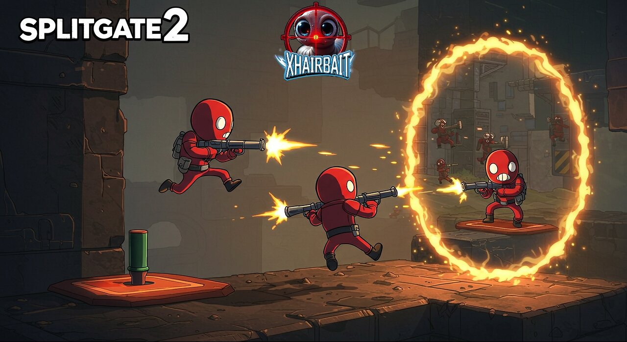 🟢Join @xhairbait as they jump through portals capping points and getting headshots #Splitgate2