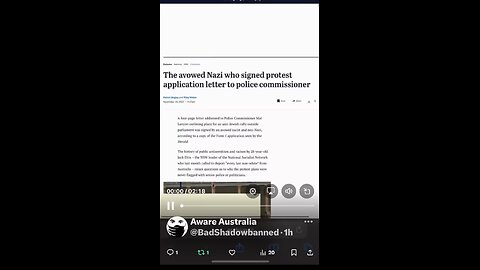 Australias Neo Nazi Psyop- Facilitated By The Police