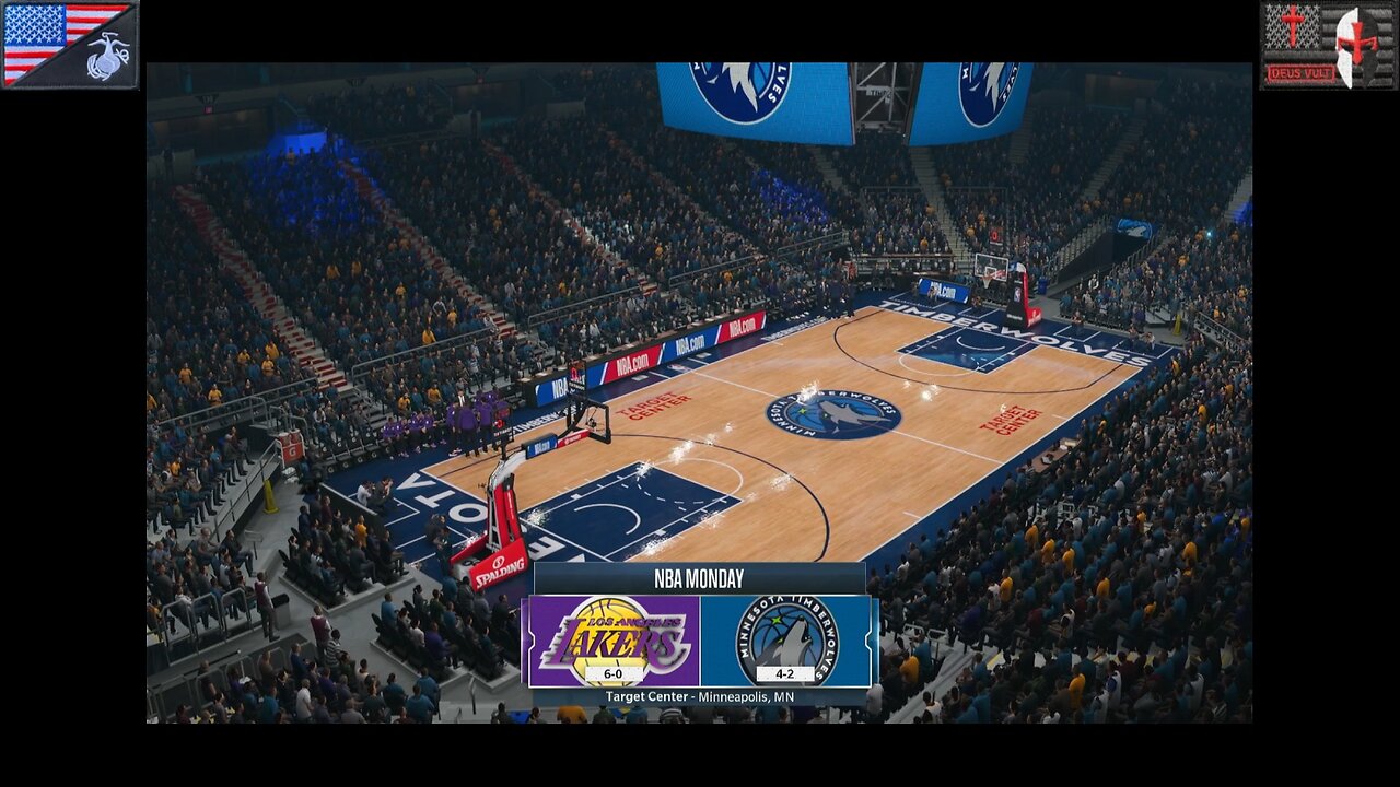 Basket Hoops 2025-2026: Game #7 [Los Angeles Lakers at Minnesota Timberwolves]