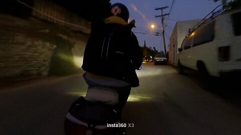 Riding up Mount Washington w Aria