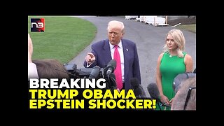 Just Now - Trump Drops Epstein Bombshell at White House – What He Said About Obama Changes All!
