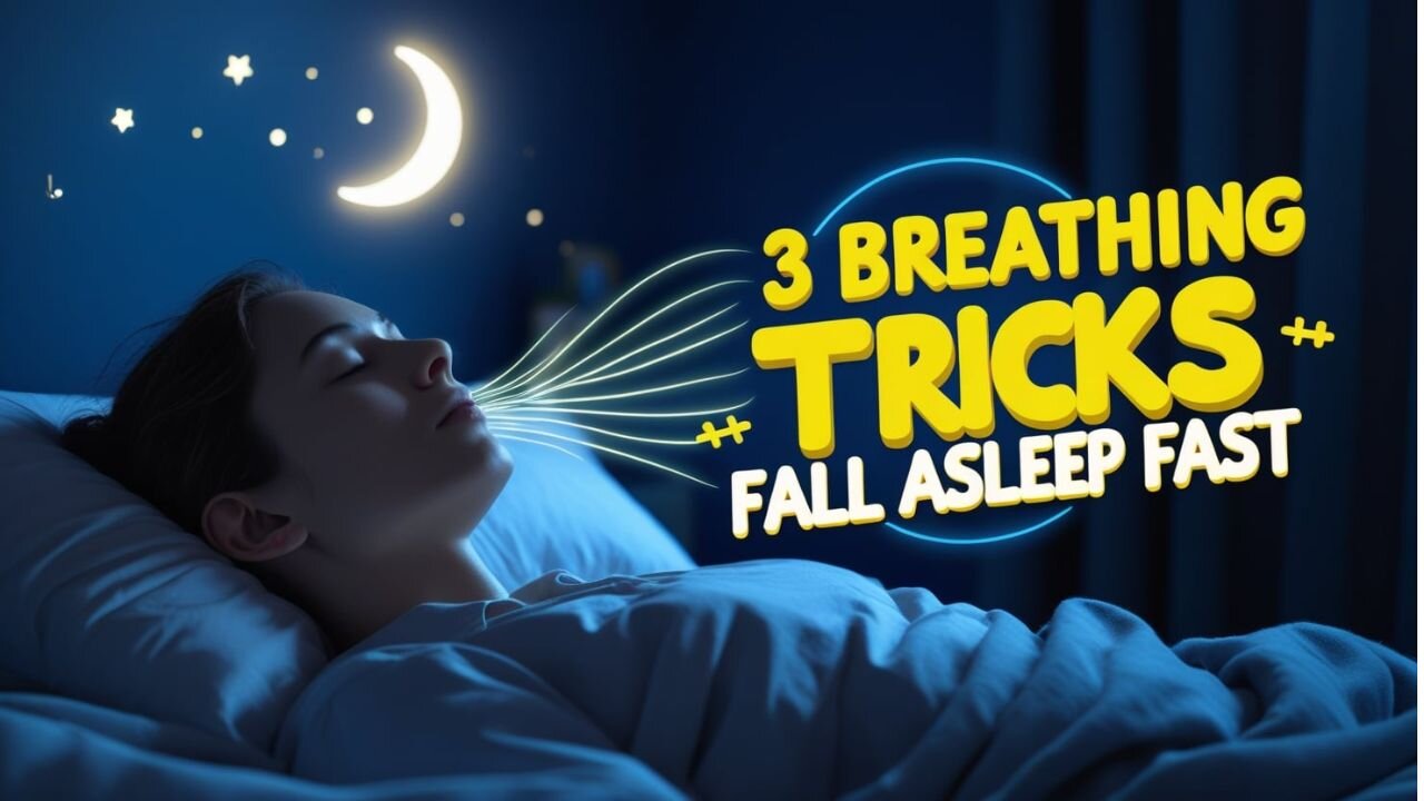 3 Easy Breathing Tricks to Fall Asleep Fast 😴 | SleepyTaleUSA