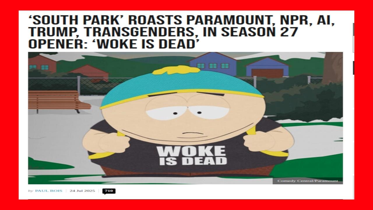 System Failure Show - 7/26/2025 - South Park Goes After TRUMP and Everyone