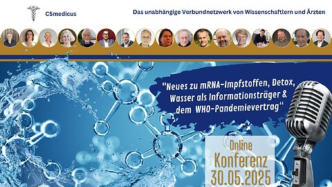 Neues zu mRNA-Impfstoffen, Detox, Wasser als Informationsträger, WHO-Pandemievertrag