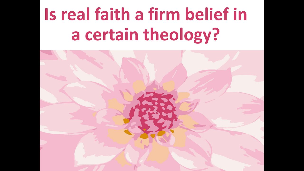 May 8 (Year 4) Is real faith a firm belief in a certain theology? - Tiffany Root & Kirk VandeGuchte