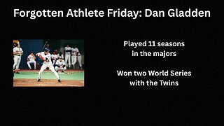 Forgotten Athlete Friday #188: Dan Gladden