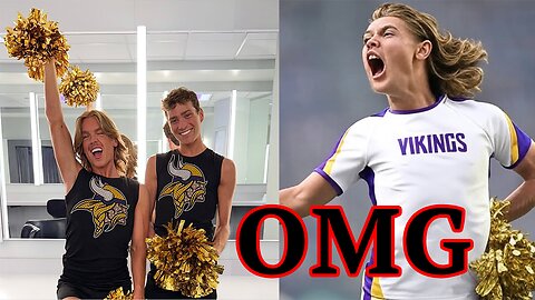 Vikings Gay Male Cheerleader FIRES BACK at CRITICS with very WEAK RESPONSE after BACKLASH!