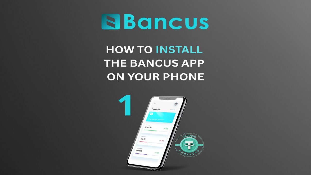 How to install the Bancus app on your phone