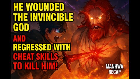 He Wounded the Invincible God and Regressed with Cheat Skills to Kill Him! - Manhwa Recap
