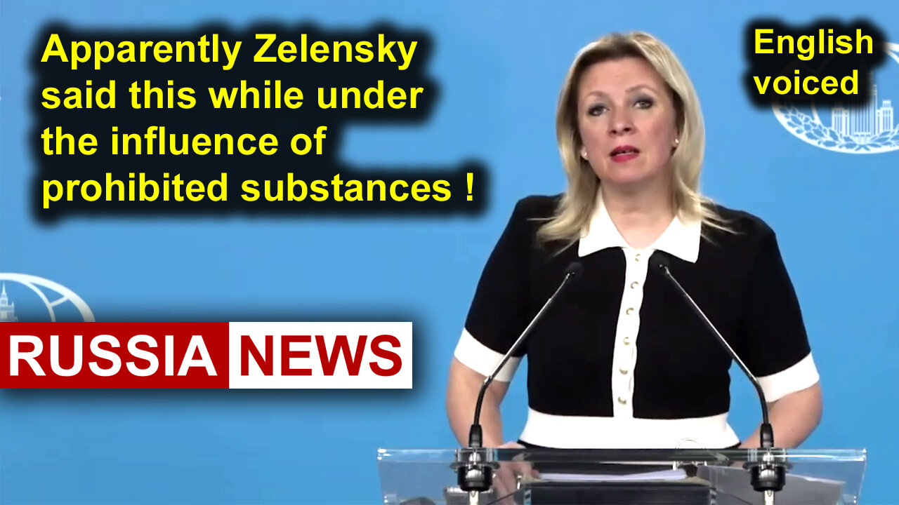 Apparently Zelensky said this while under the influence of prohibited substances!