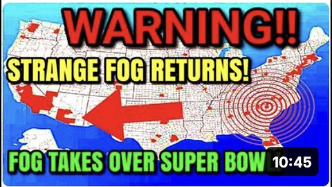 "Superbowl Enveloped by Dense Fog"