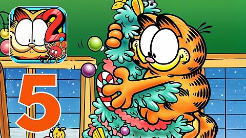 Garfield's Defense 2 - Gameplay Walkthrough Part 5 - Stage 1-5 - Xmas Town (iOS, Android)