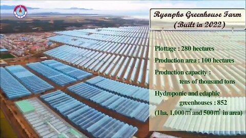 "Explore a 100 Hectare Eco-friendly Greenhouse Farm in North Korea"