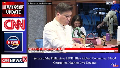 Senate of the Philippines LIVE | Blue Ribbon Committee | Flood Corruption Hearing Live Updates