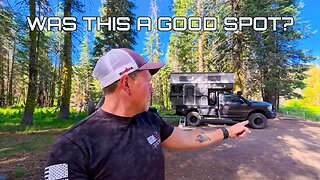 Camping in the Shadow of the Lassen Volcano