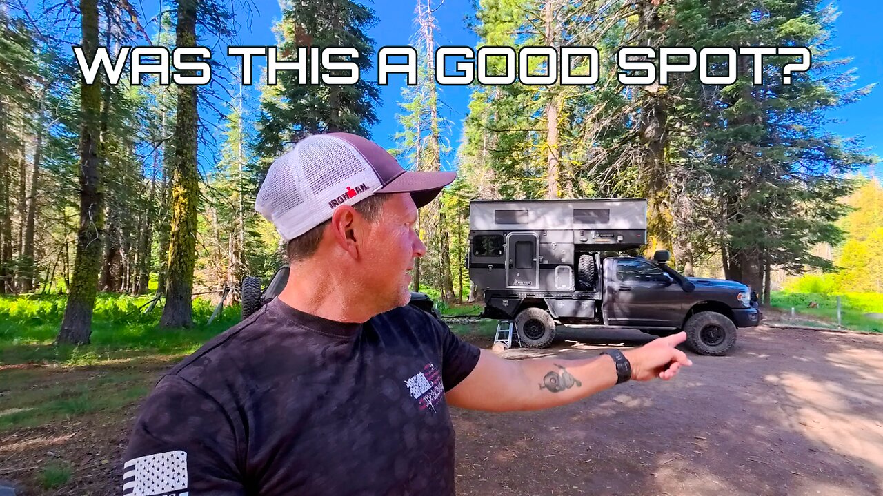 Camping in the Shadow of the Lassen Volcano