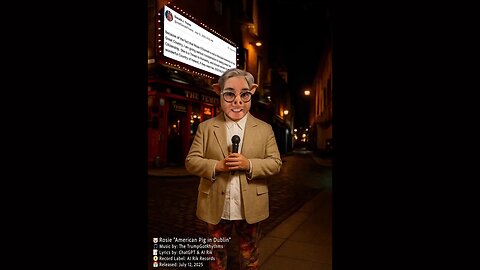 🐷Rosie ~ “American Pig in Dublin” – O'Donnell Gets Roasted by AI Rap Band