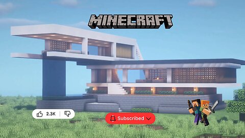 Minecraft Modern House Tutorial